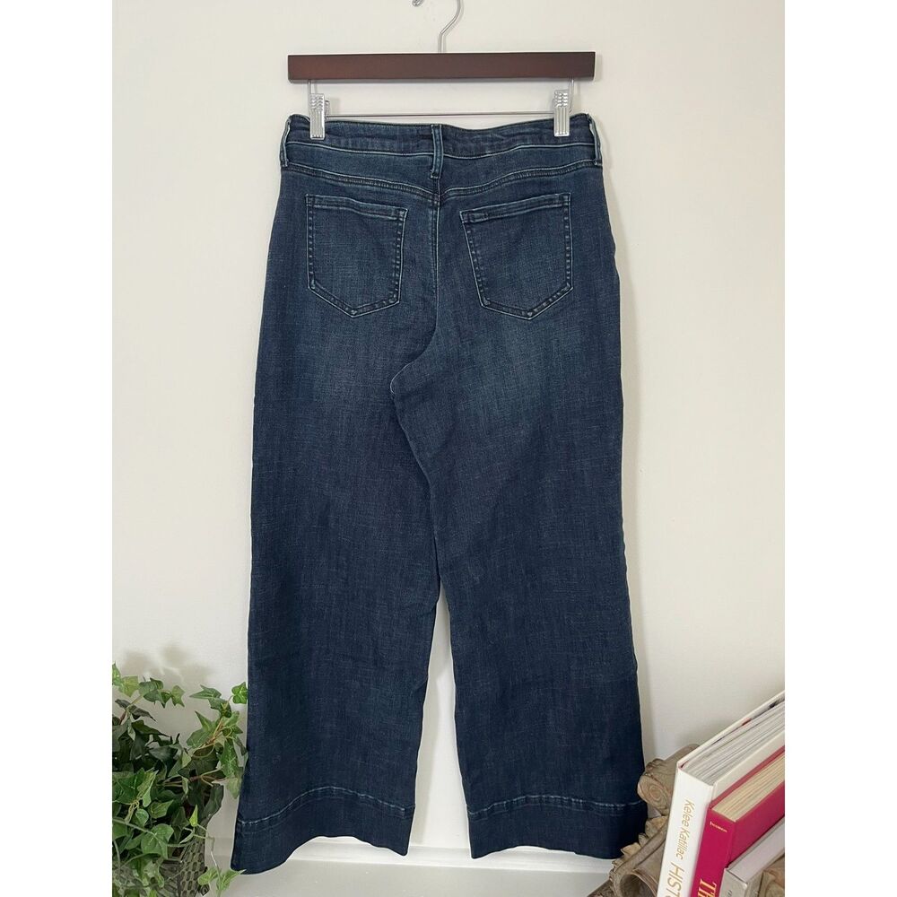 NYDJ Wide Leg Teresa Jeans 4 Obsidian Blue - Picture 3 of 4